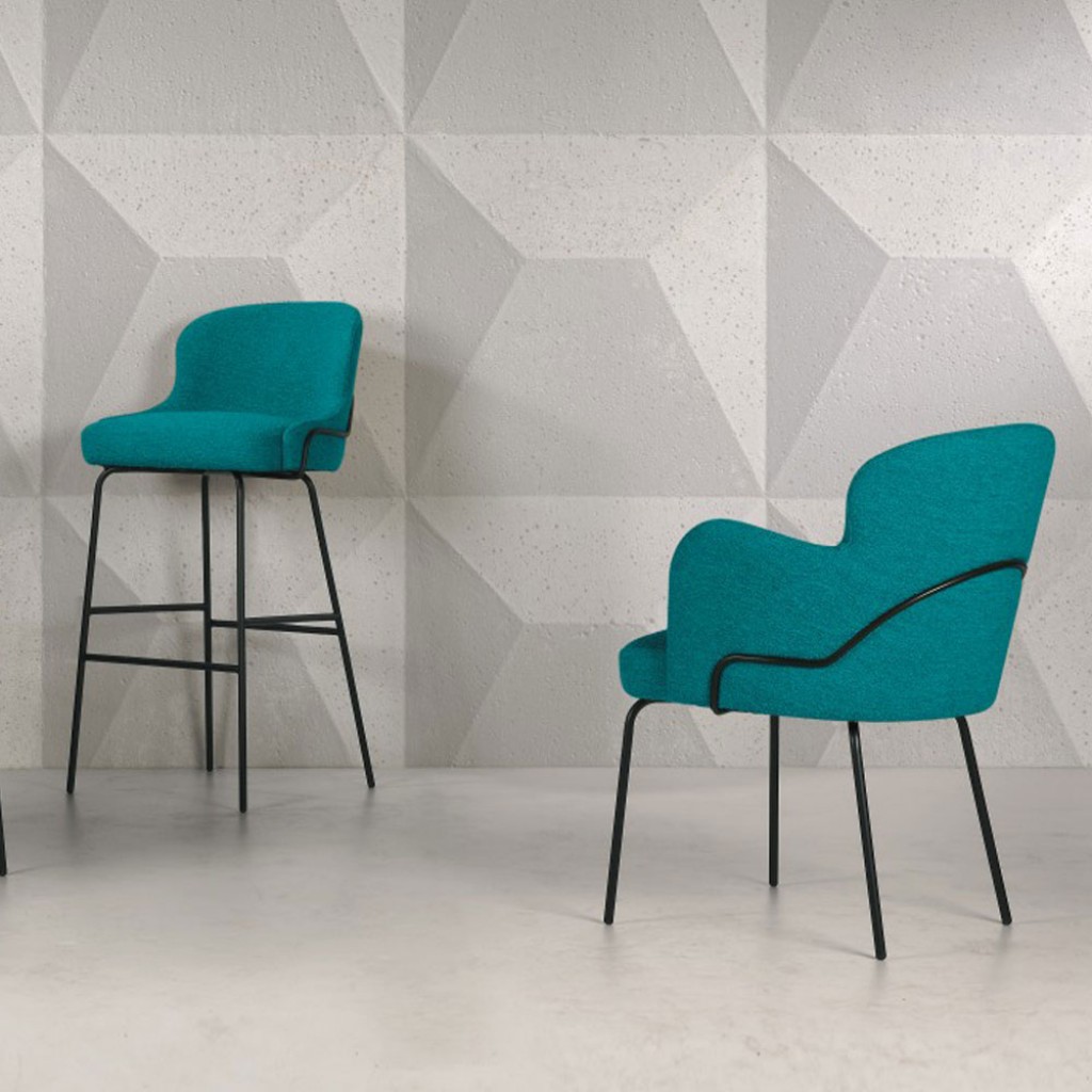 Scaun pentru dining Contractin, Taylor Tube