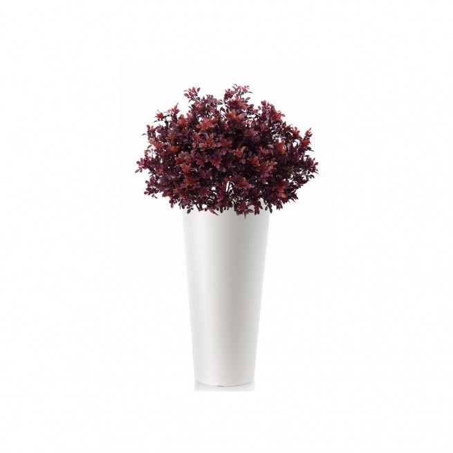 Planta semi-artificiala Ila, Buxus UVR Bush Burgund - 70 cm