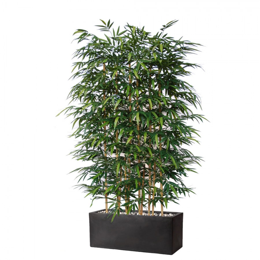 Planta semi-artificiala Ila, Bamboo Fence Green - 240 cm