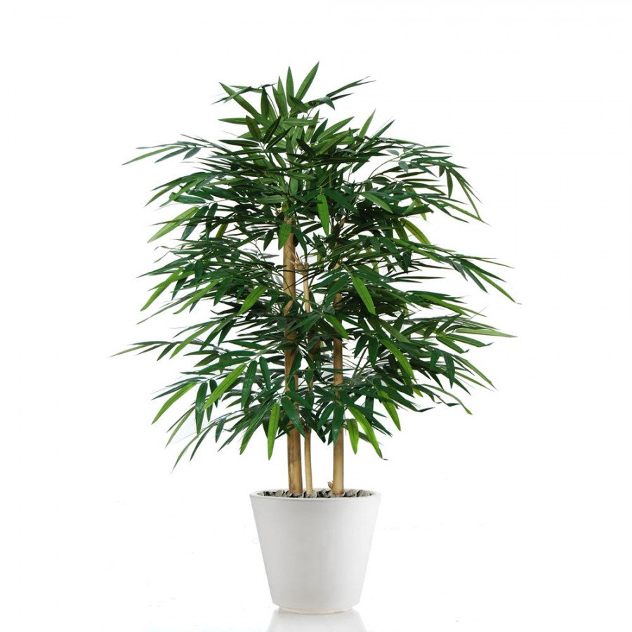 Planta semi-artificiala Ila, Bamboo Wild Bush  - 120 cm