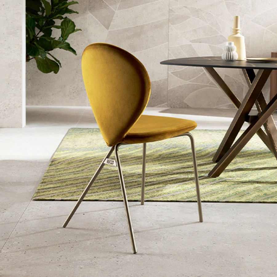 Scaun dining Riflessi, Perla